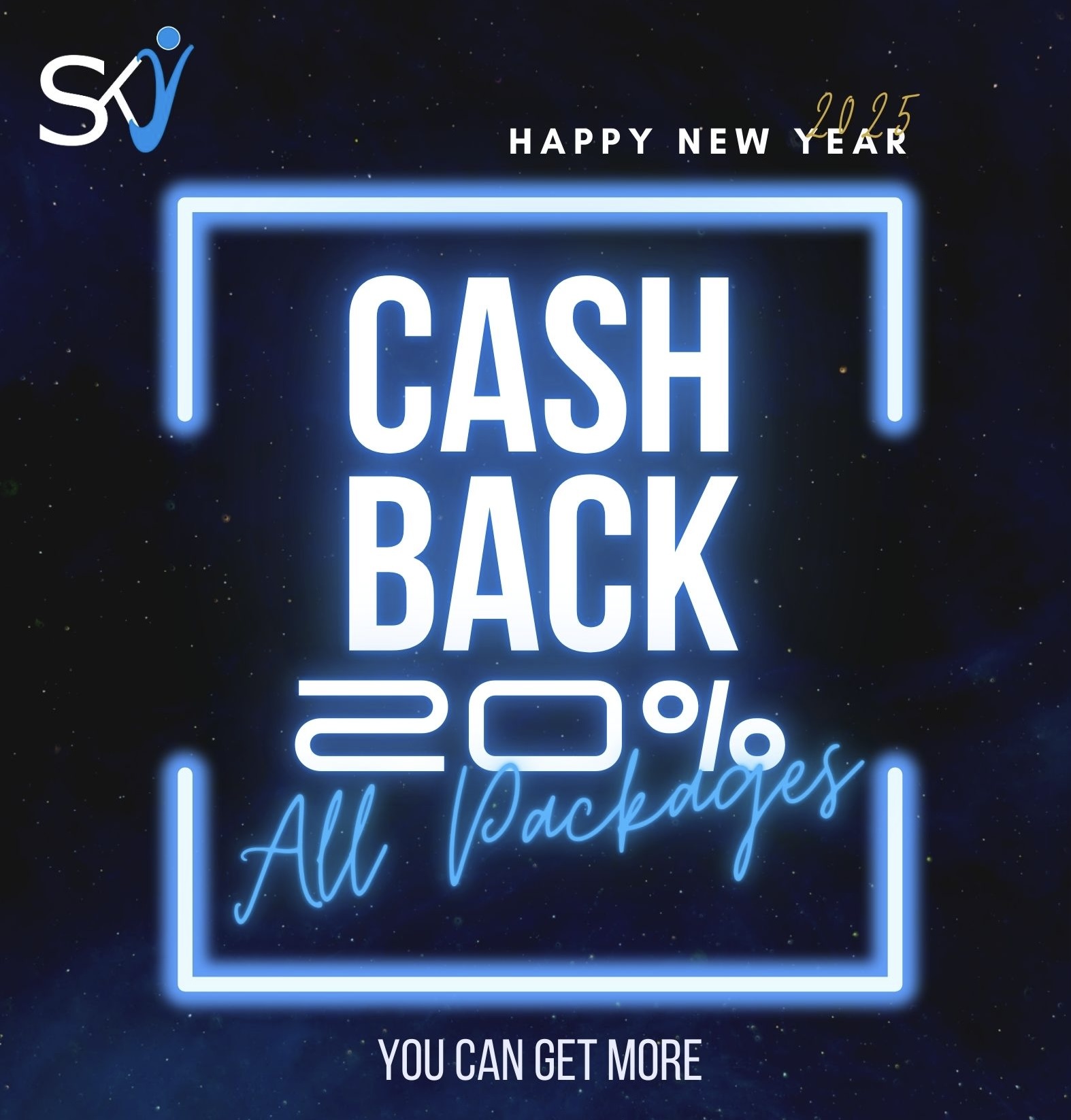 HAPPY NEW YEAR CASH BACK 20% 